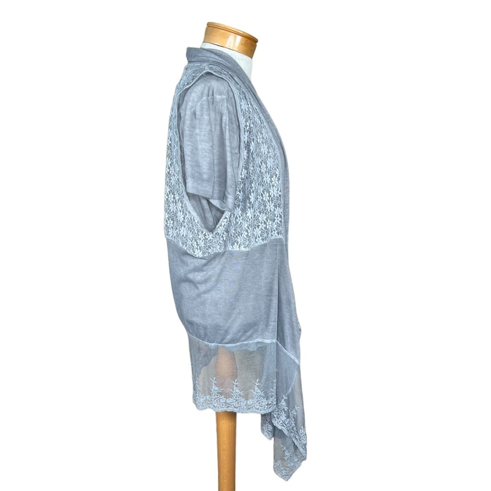 Simply Couture Tunic Length Lace & Knit Vest With Top 1XL May Fit L/XL N… - Picture 9 of 15